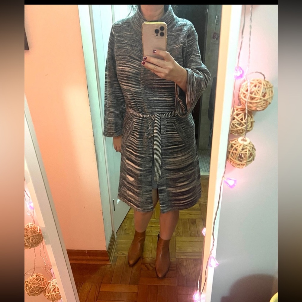 Vintage Dolce Cabo Long 100% Wool dress For Sale